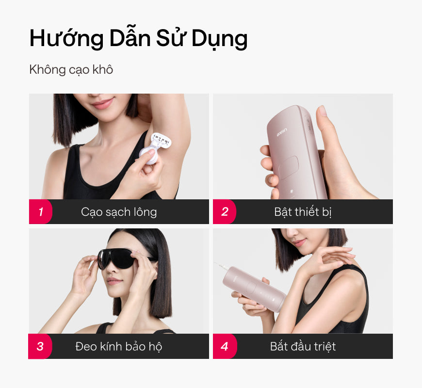 Ulike Swift 7 Máy triệt lông lạnh IPL